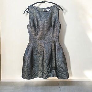 BAR lll Black Silver Glitter Sparkle Holiday Party Dress sleeveless
Sz M